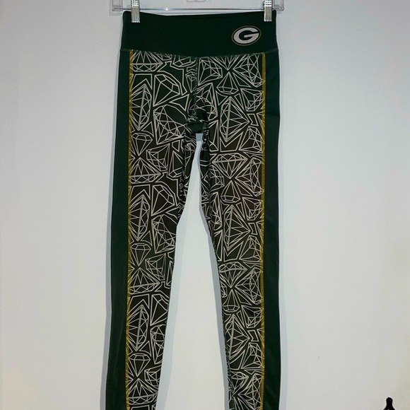 Green Bay Packers girls leggings size large, 14 - Picture 1 of 4